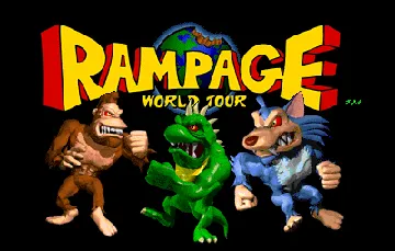 Rampage: World Tour (rev 1.3) screen shot title